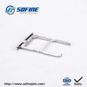 Metal Injection Molding Sintered OEM Custom SIM Card Tray for Mobile Phone Accessory