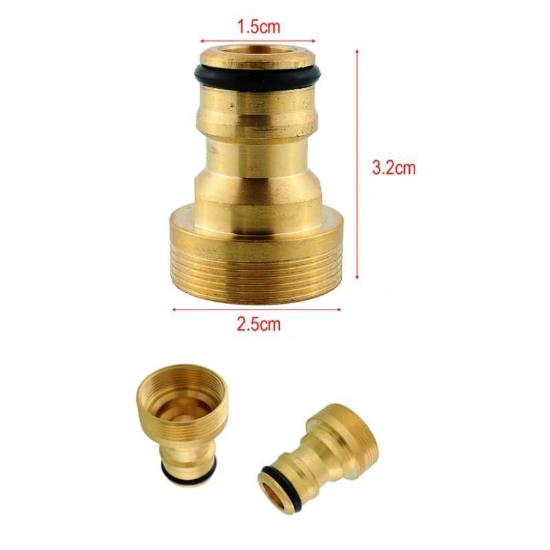Brass 23mm Male Female Threaded Water Hose Pipe Tap Quick Connector Adaptor Review