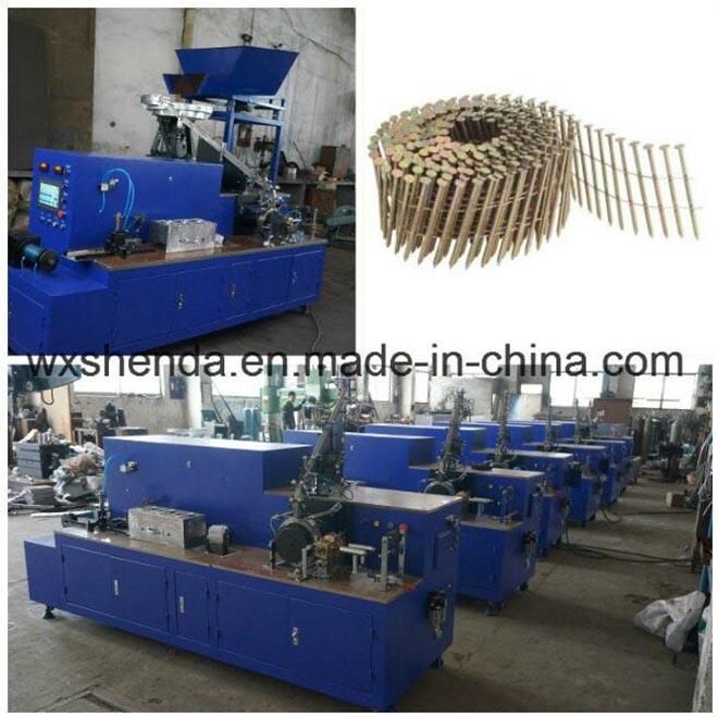 China Suppliers Automatic Wire Coil Nail Making Machine/Coil Nail Collator