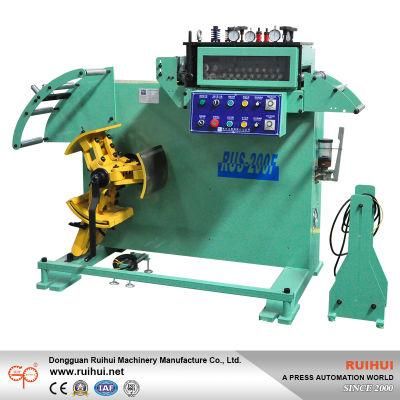 Precision Metal Sheet Straightener with Uncoiler Machine (RUS-200F)