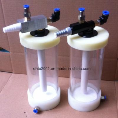 Transparent Mini Small Fluidizing Powder Hopper with Fluidizing Plate