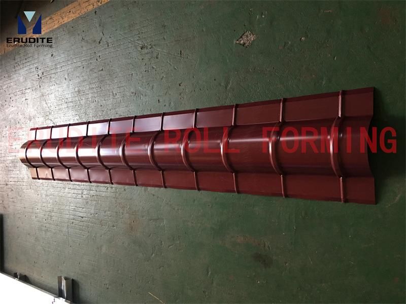 Roll Forming Machine for Ridge Cap with Top-Rib Profile