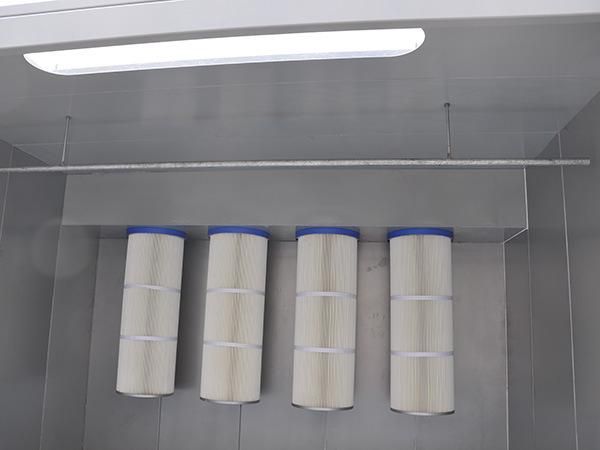 Manual Cartridge Filter Powder Coating Paint Booth