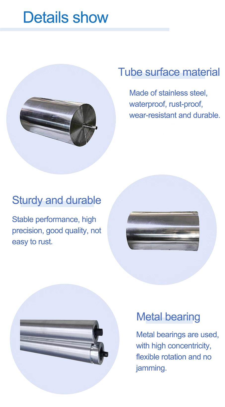 Long-Life Low-Resistance High Speed Metal Roller for Belt Conveyor