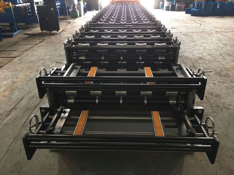 Double Layer Glazed Corrugated Roof Tile Forming Machine