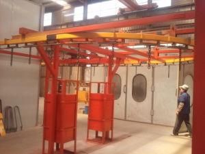 Electrostatic Spray Painting Line for Building Material