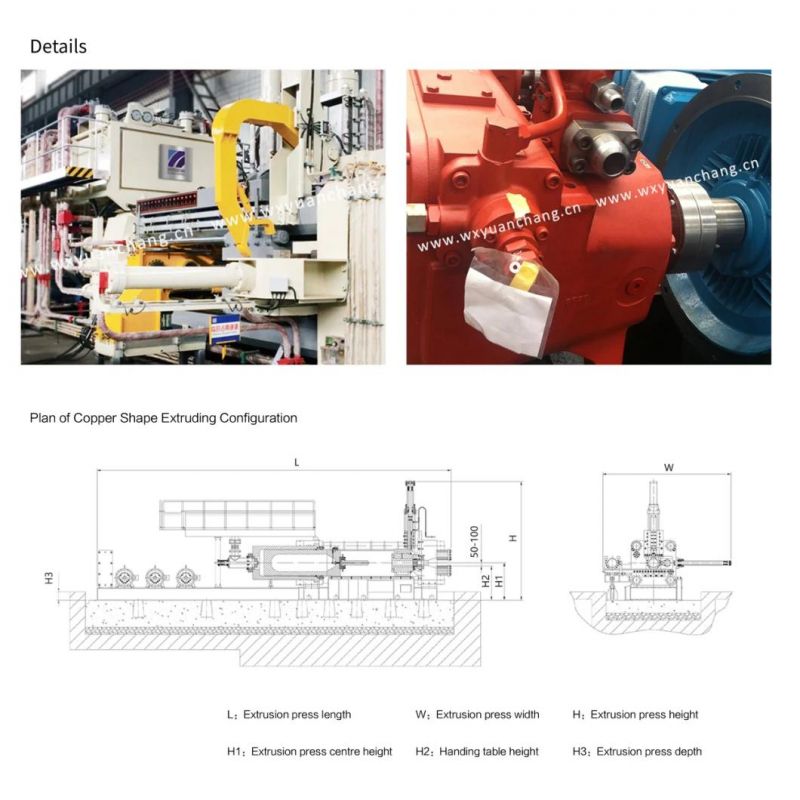 Xj-1800 Copper Extrusion Press