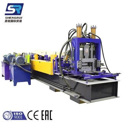 High Speed Cold Bending C Z Purlin Strut Channel Roll Forming Machine