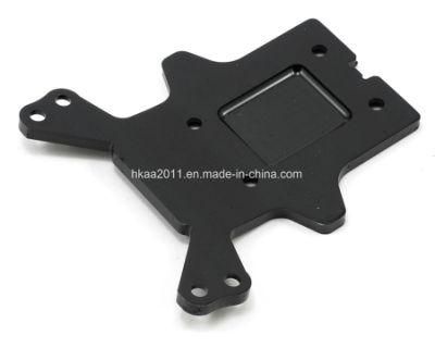 CNC Turning Parts Aluminum Anodized Racing Mount Front Skid Plate