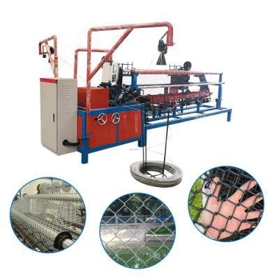 Double Wire Fully Automatic Chain Link Fence Machine with Best Price