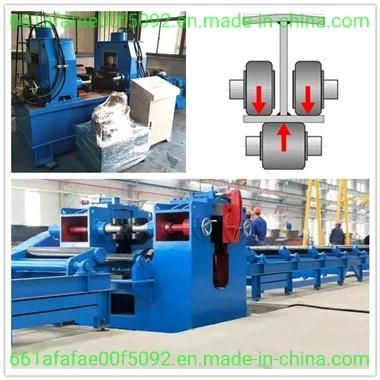 60mm Flange Thickness Hydraulic Automatic Mild Steel H Beam Straightening Machine