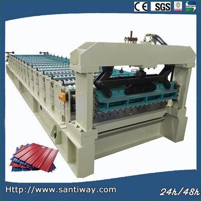 CE Certificated Metal Roofing Tile Cold Roll Forming Machine