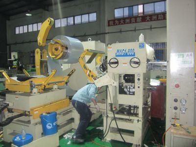 Automatic Slitting Line for Steel, Stainless Steel /Coil Decoil Straightener Feeder System / (MAC1-800)