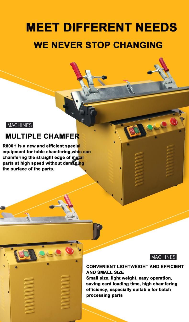 New and Special Equipment Table Slide Rail Chamfer Mr-R800h