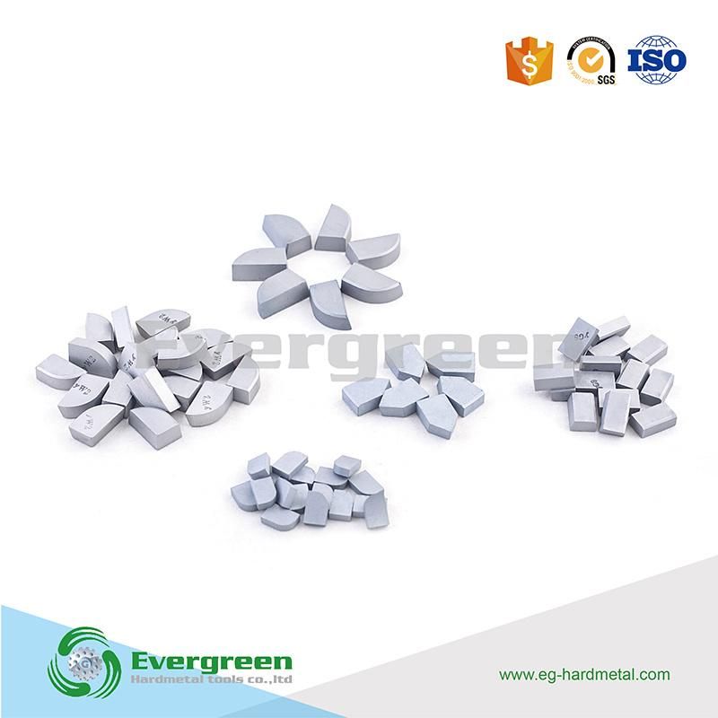 100% Virgin Raw Materialtungsten Carbide Brazed Tips with High Quality
