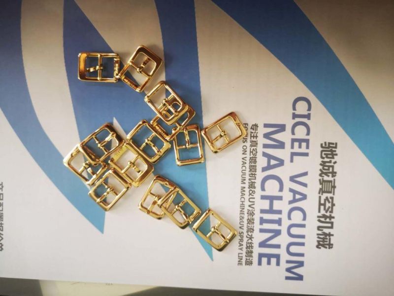 Cicel Decorative Buckles PVD Gold Metalizing Machine Plant