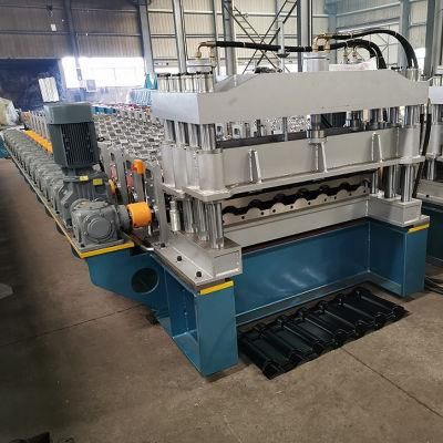 Automatic Aluminum Coils Glazed Roofing Metrocopo Tile Roll Forming Machine for Nigeria Market with ISO 9001 Quality Certificate