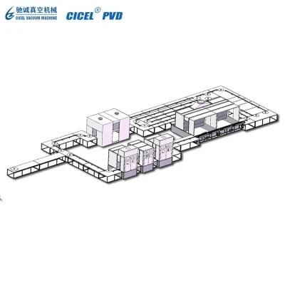 Cicel Fast Curing UV Oven Vacuum Metalizing Equipment