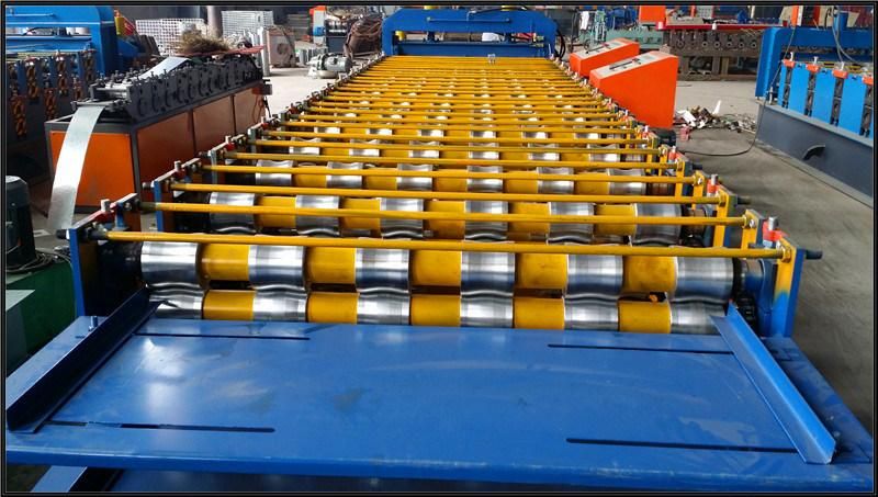 Dx Steel Glazed Roof Tile Roof Panel Roll Forming Machine