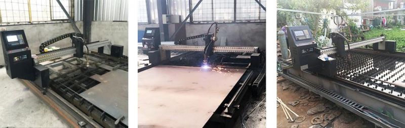 CNC Flame and CAD Plasma Cutter with Plasma Torch and Flame Torch