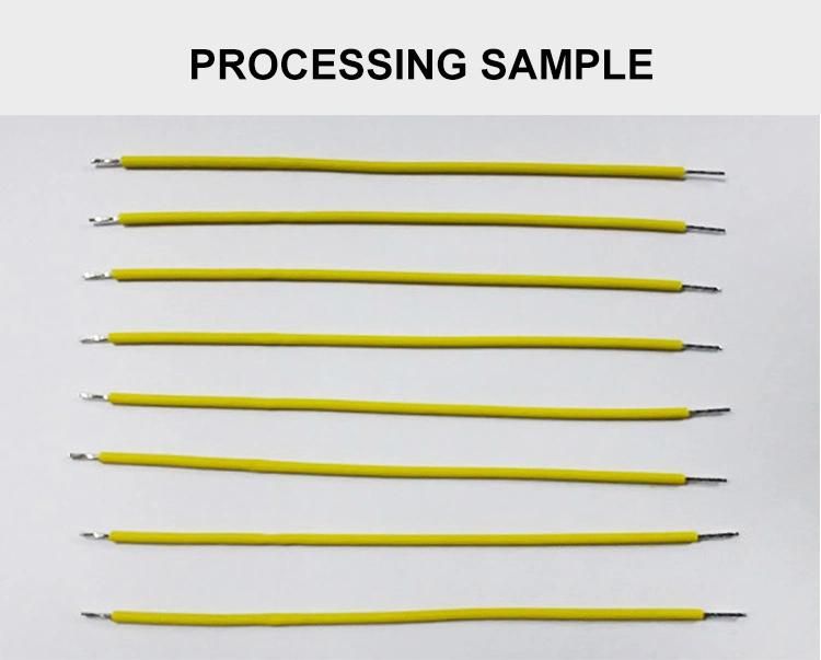 Fully Automatic Wire Double Ends Strip Twist and Tin DIP Machine