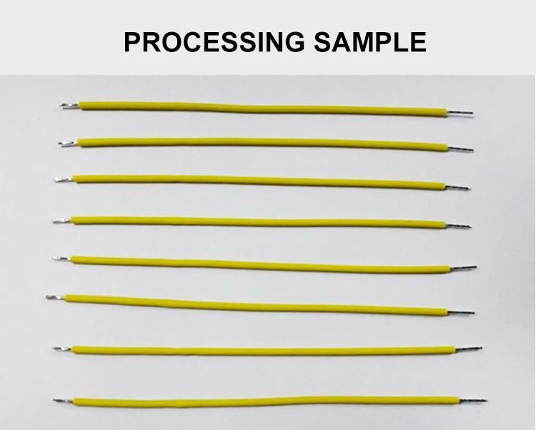 Fully Automatic Wire Double Ends Strip Twist and Tin DIP Machine