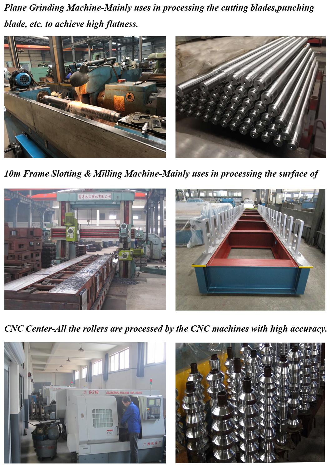 2021 Year Hot Sale Trapezoidal Roofing Sheet Metal Roof Sheeting Wall Panel Roll Forming Machine with CE and ISO 9001 Quality Certificate