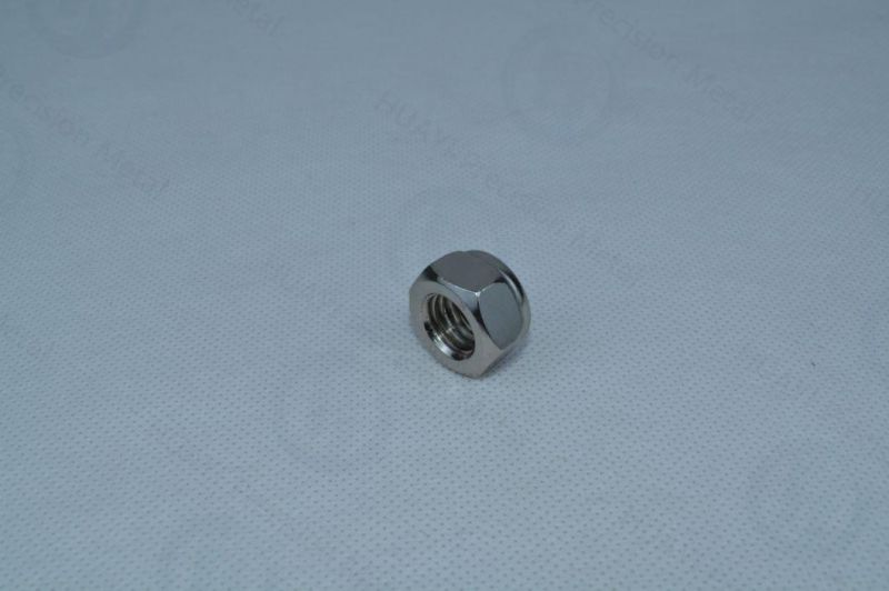 Stainless Steel Prevailing Torque Type Hexagon Thin Nuts with Non-Metallic Insert
