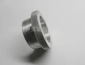CNC Lathe Part with Clear Anodized Surface Treatment