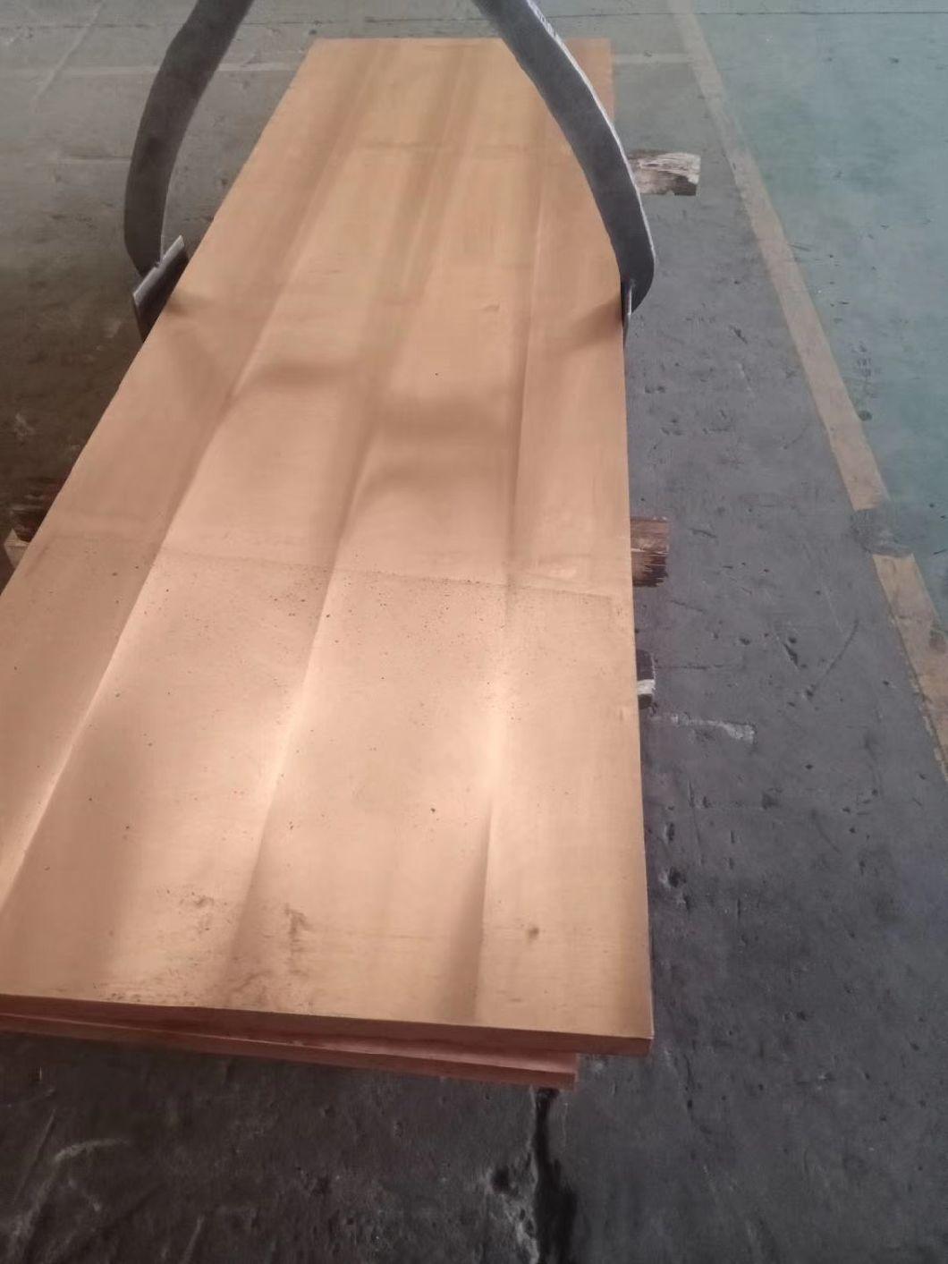 Steel Plant Used Copper Alloy Mould Plate Crystallization C10700 Cuag