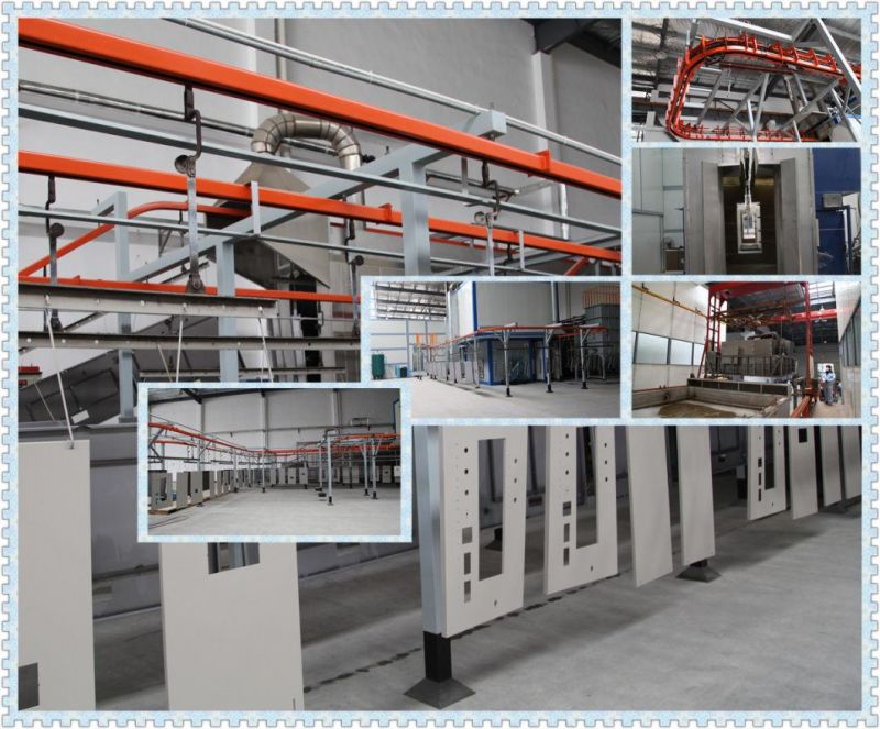 Vertical Type Aluminum Profile Powder Coating Line