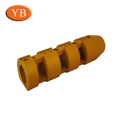 Aluminum Alloy Tower Appearance CNC Machine Machining Parts Anode Orange for Outdoor Tent Accessories
