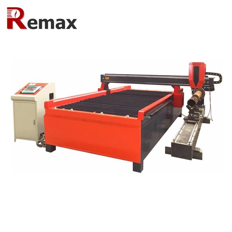 Heavy Duty 1325 1530 Steel Metal Plasma Cutting Machine with Rotary for Pipe Cutting, 4*8feet 5*10feet Plasma Cutter