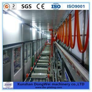 Automatic Metal Electroplating Machinery Chrome Galvanizing Machine