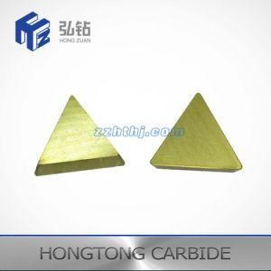 Yellow Coated Tungsten Carbide CNC Inserts