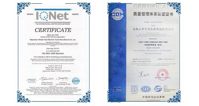 Zymt Hydraulic Hot Shearing Machine/Machine Shear/Swing Beam Shear
