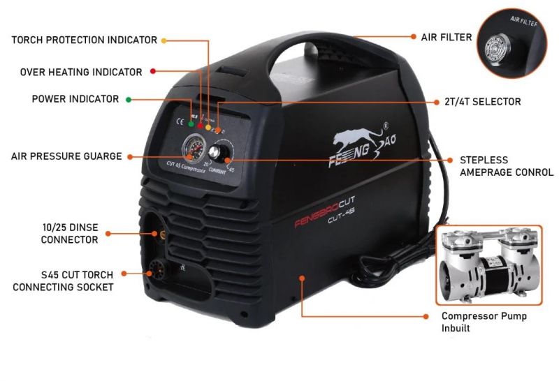 Welding Machine 10mm 12mm Technology RoHS CE SAA Certified Plasma Cutting Machine