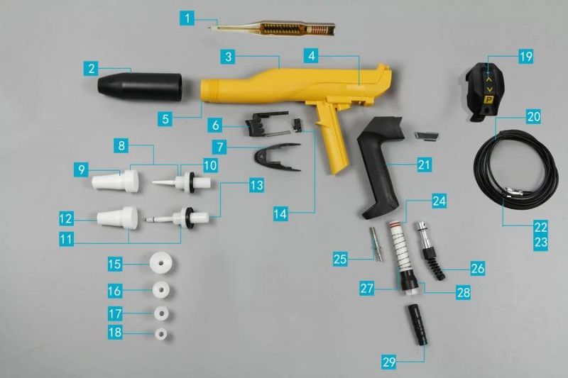 Colo-07 Manual Powder Gun Spray Gun of Powder Coating Machine