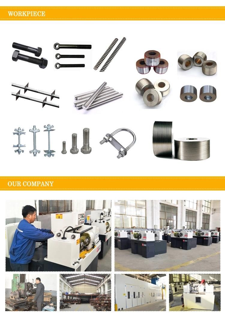 India Market Semi Automatic Steel Bar Thread Rolling Machine Manufacturer