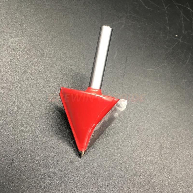 Gw Carbide-Carbide 3D V-Type Carbide Wood Router Bit End Mill CNC Router