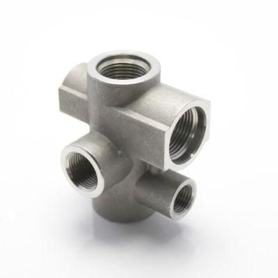 Hex Compressed Air Tee Pipe Stainless Steel Slip Flange and Elbow