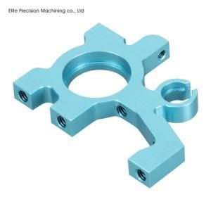 4-Aixs CNC Machining Blue Anodized Helicopter Parts Auto Parts
