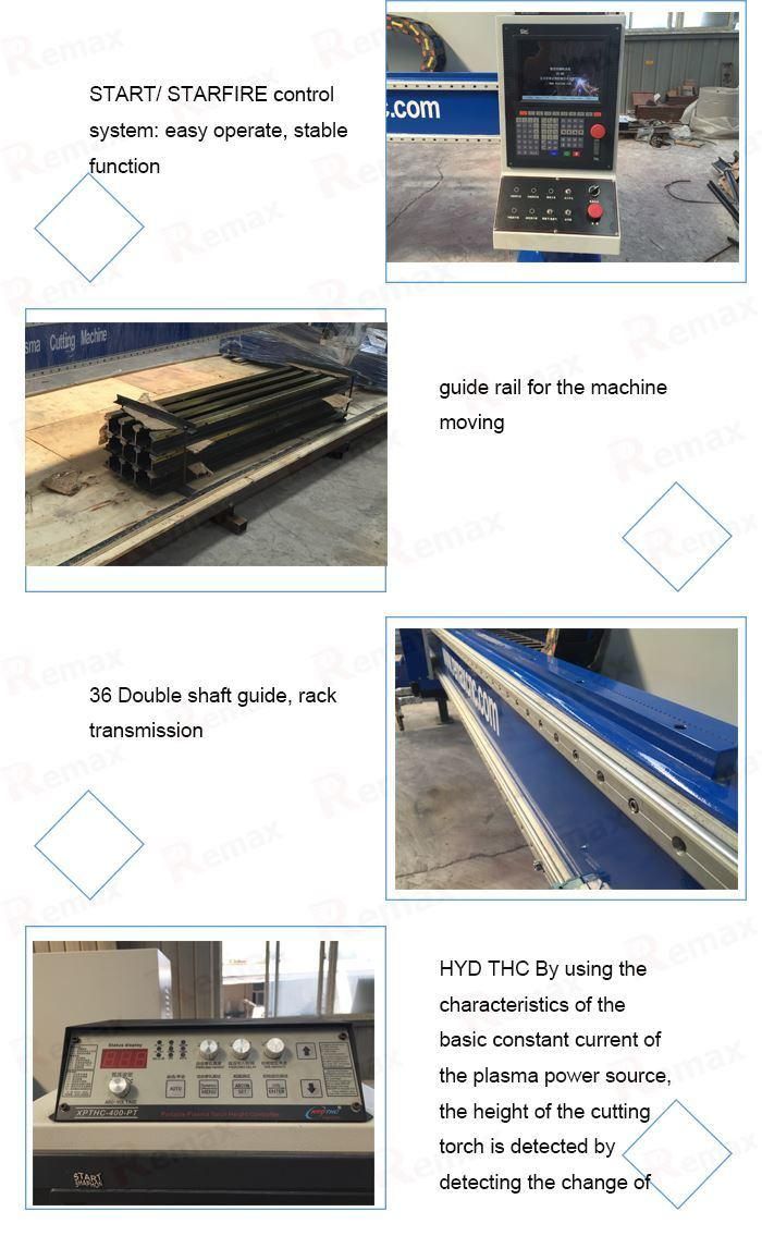 Gantry Type Flame Plasma Cutting Machine for Metal Sheet