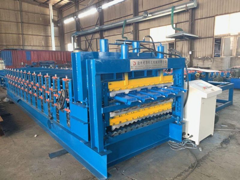 Aluminum Three Layer Metal Roofing Sheet Making Machine Best Price