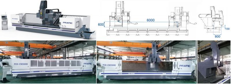 Heavy Duty Metal Processing 5 Axis CNC Machining Center