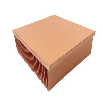 Copper Skived Fin Heat Sink for Electronics and Svg and Apf and Power and Inverter