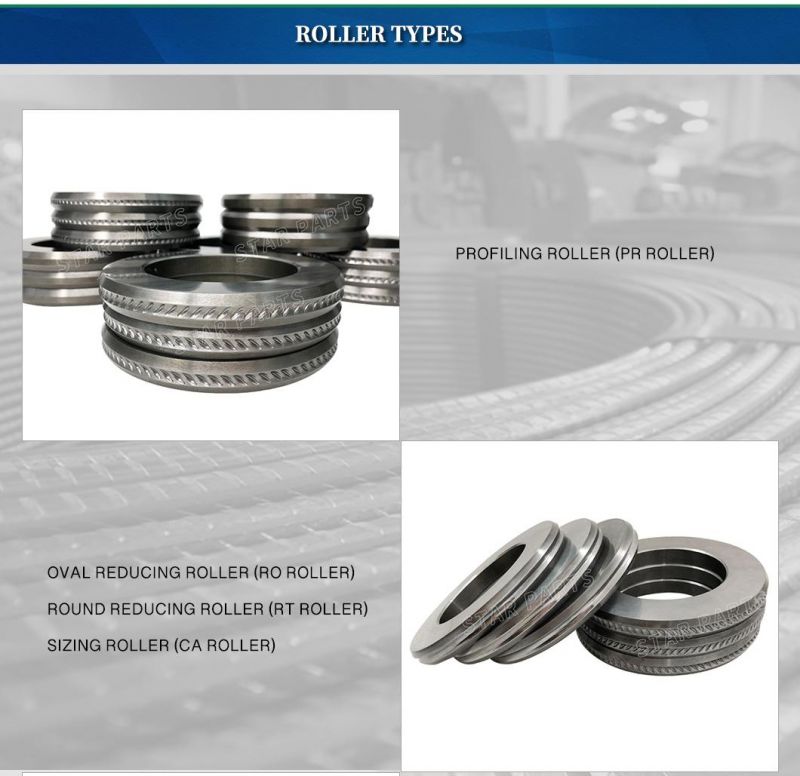 Tungsten Carbide Rolls for Cold Rolling of Long Steel Products Such as Wire, Bars, and Welded Wire Mesh