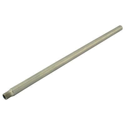 304 Stainless Steel Threaded Tube, Brushed Finish