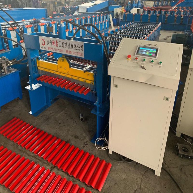 Corrugated Metal Roofing Color Steel Roll Forming Machine