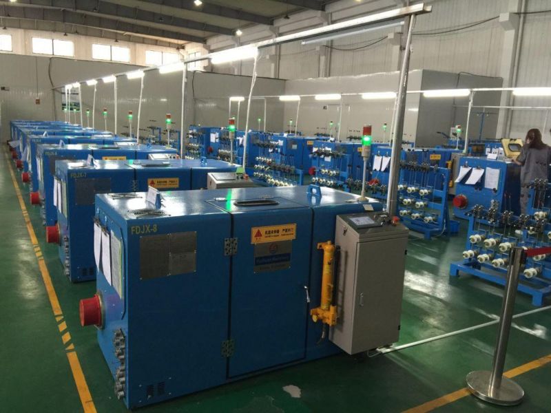Alloy Wire, 0.04-0.32mm Copper Cable Wire Drawing Twisting Machinery Bunching Stranding Winding Rewinding 3.7kw Power Wire Making Machine
